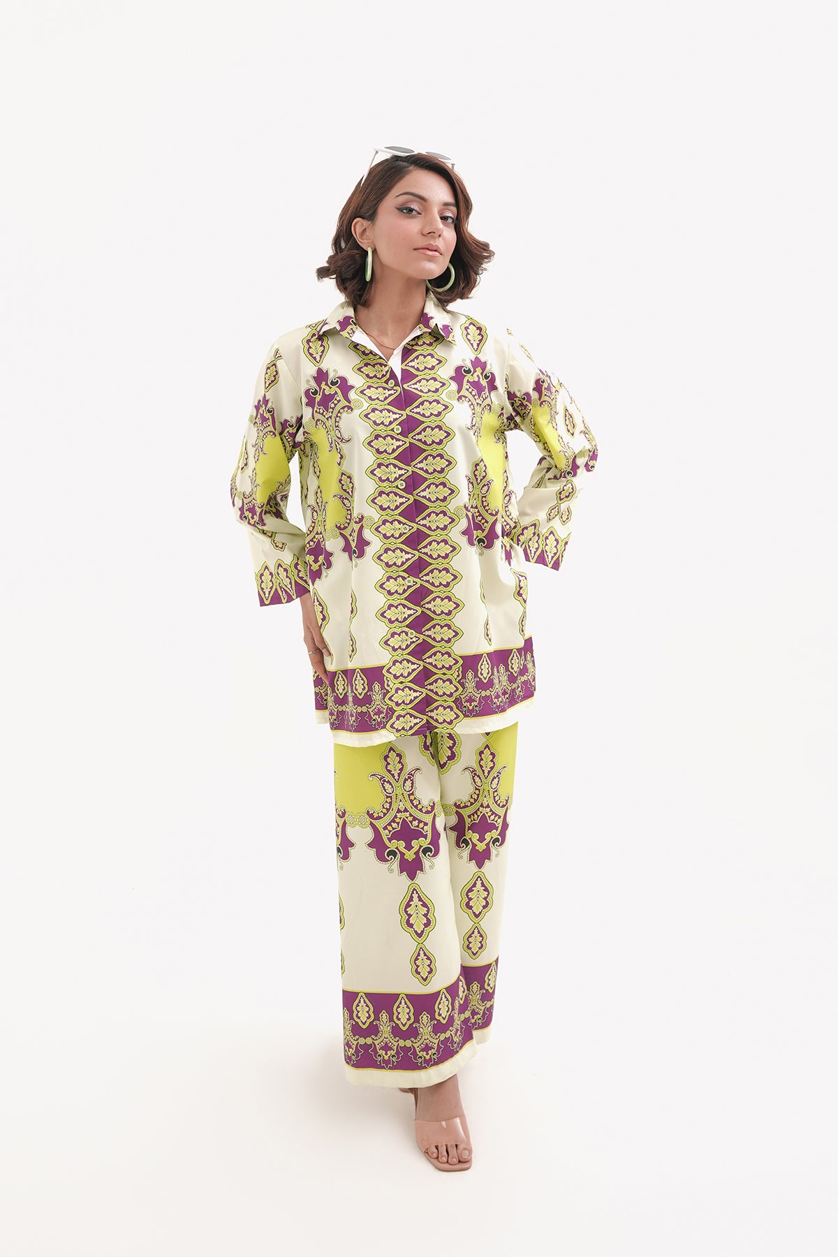 shop Vivid Vine Chartreuse Co-Ord for women online