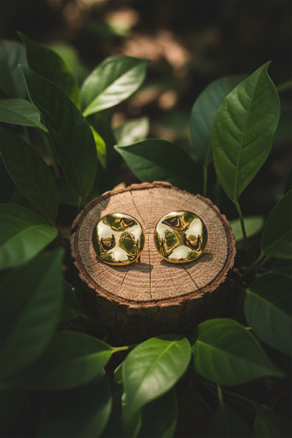 Golde crest Earring