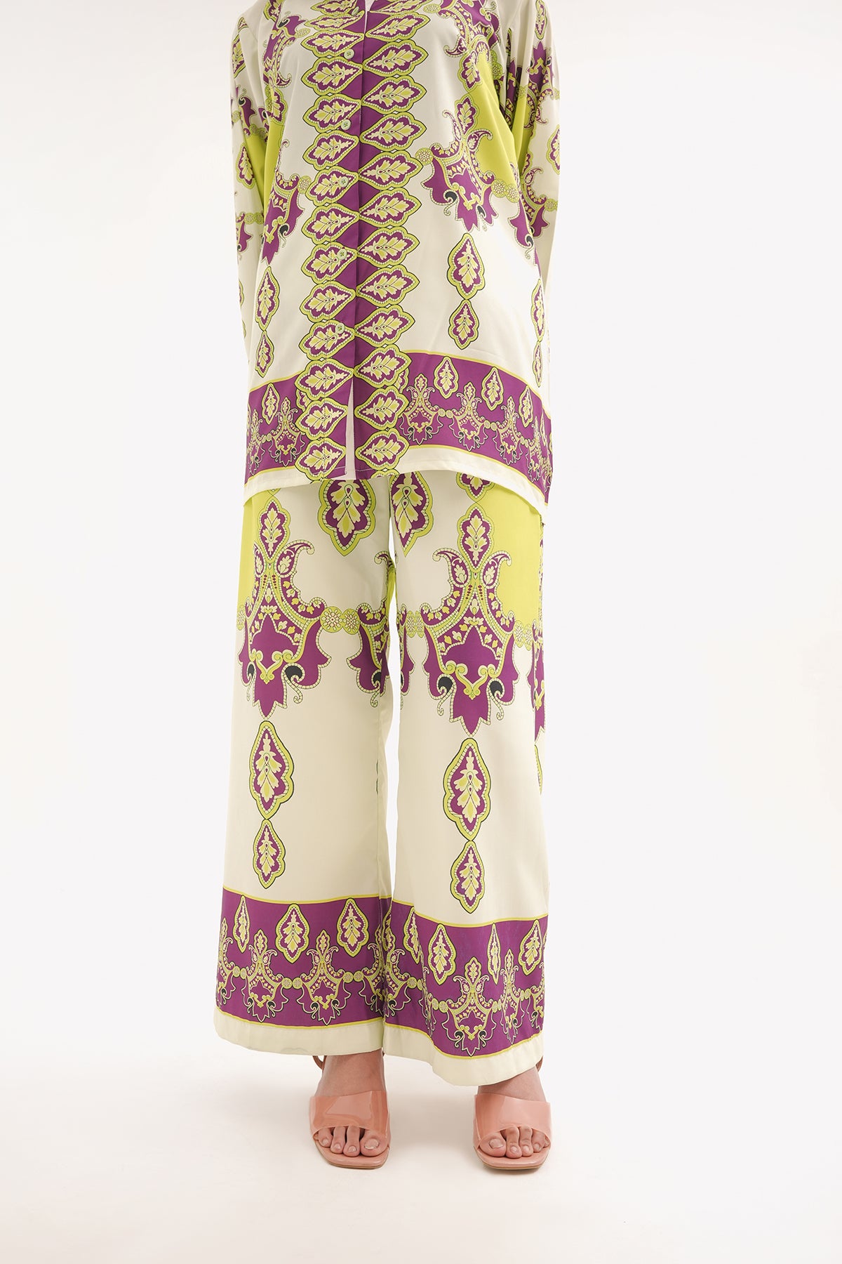 Vivid Vine Chartreuse Co-Ord WOMEN WOMEN