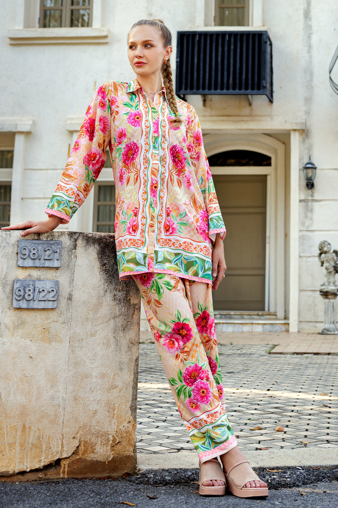 Chrysanthemum (frost) Co-Ord