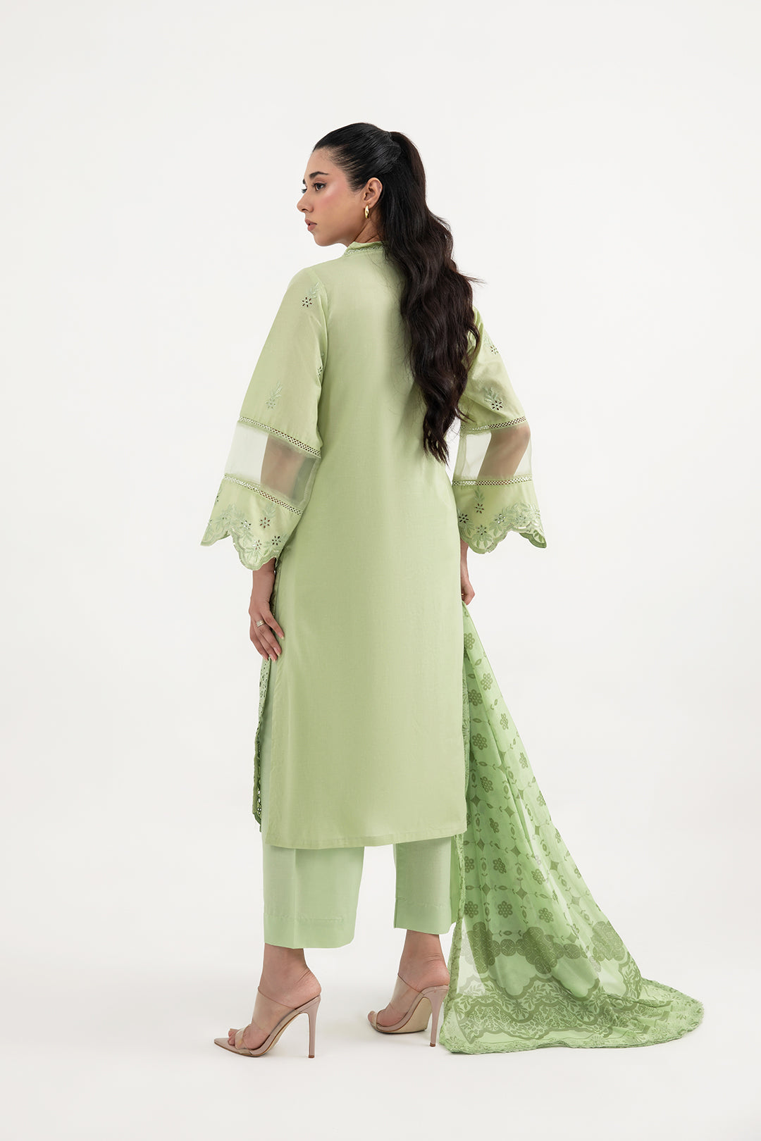 shop Pistachio Lace Ensemble - 3-Piece Suit for women online