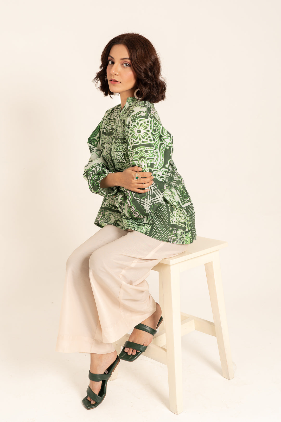 shop Emerald Embellish Sacramento Shirt for women online