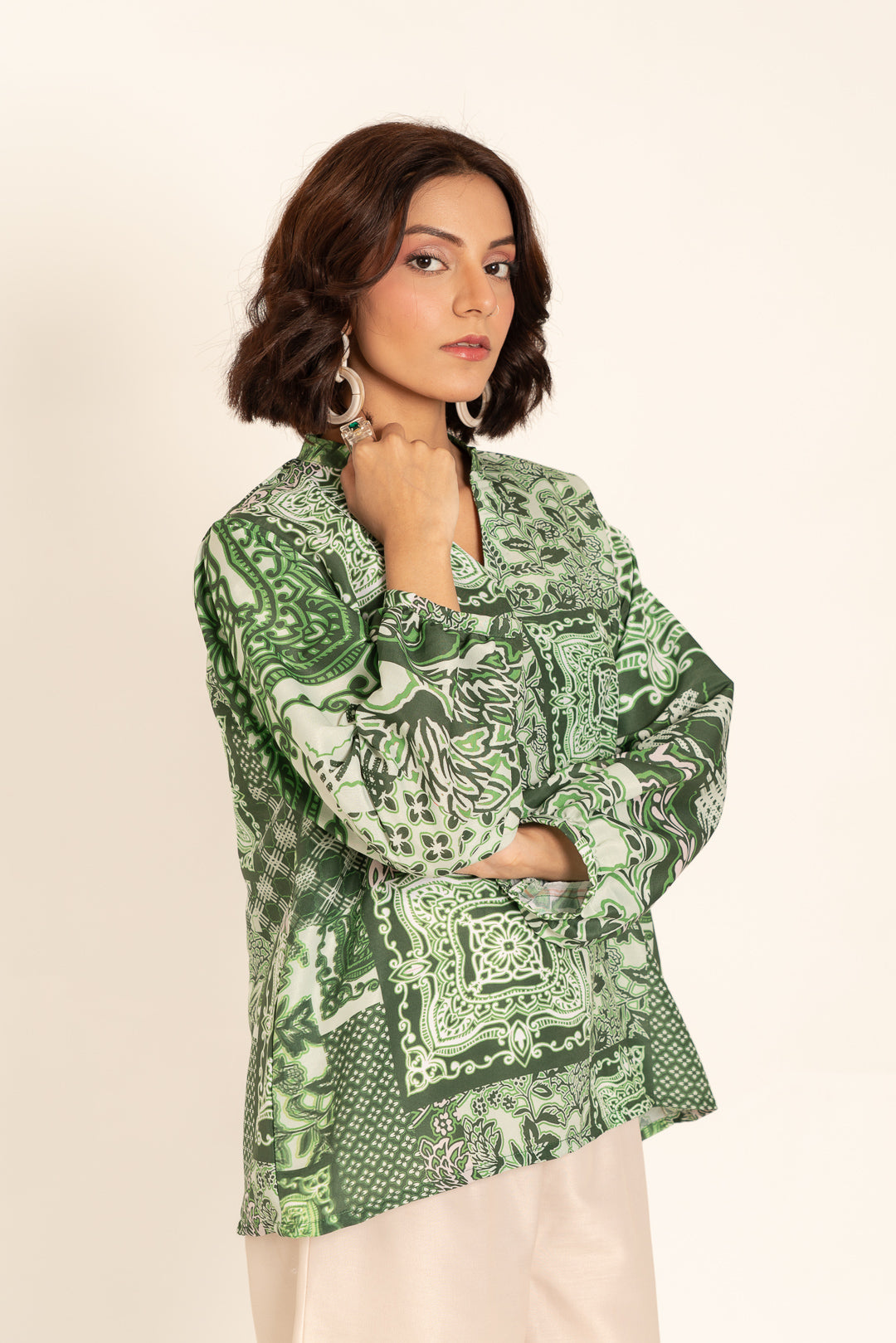 shop Emerald Embellish Sacramento Shirt for women online