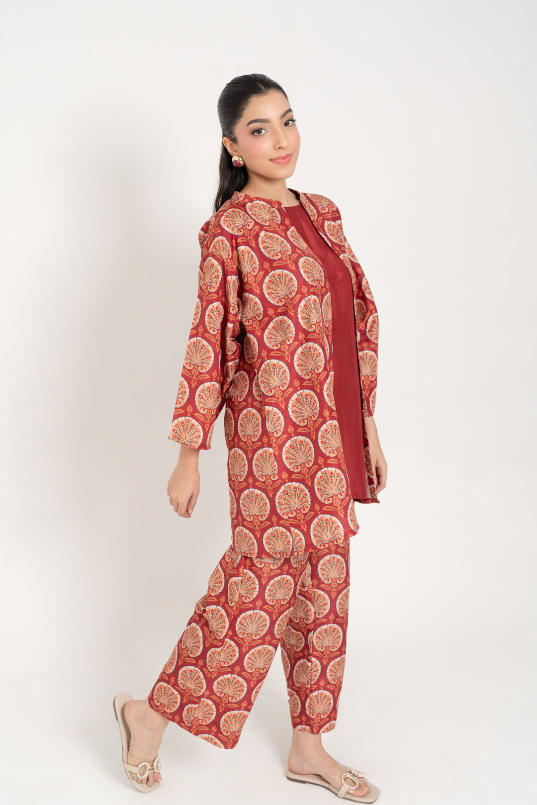 Painted Peacock Shrug Set