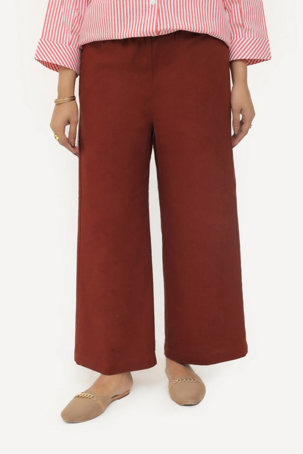 Burgundy Blaze Trouser
